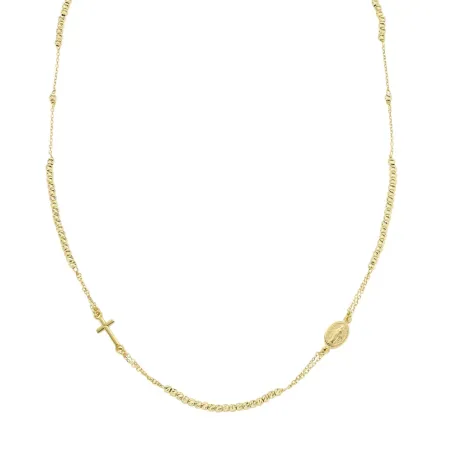 Collana dorata stile Rosario con sfere diamantate Donna Amen CLCRMIGGD3 Amen