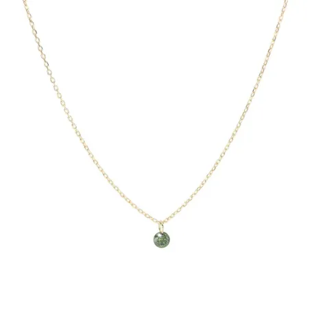 Girocollo diamante nudo verde Donna Maman et Sophie