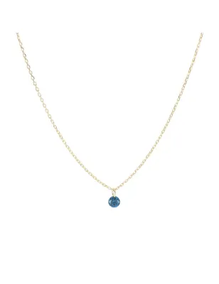 Girocollo diamante nudo blu Donna Maman et Sophie