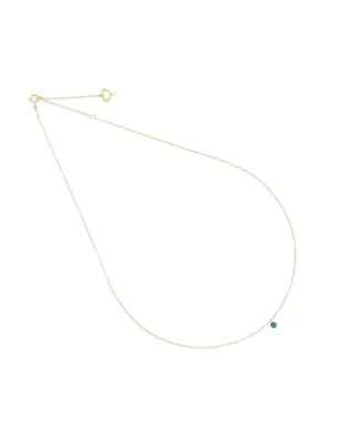 Girocollo diamante nudo blu Donna Maman et Sophie