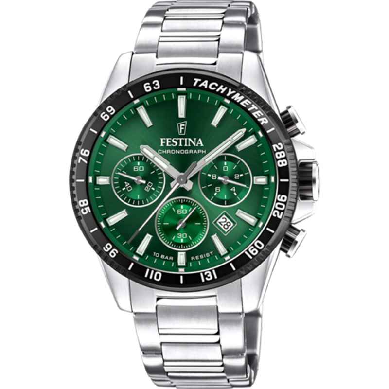 Orologio Quadrante verde analogico Uomo Festina Timeless Chronograph Orologio Quadrante verde analogico Uomo Festina Timeless Chronograph