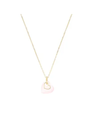 Girocollo 18Kt Battito Cuore rosa Donna Maman et Sophie