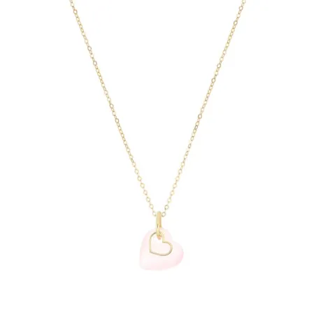 Girocollo 18Kt Battito Cuore rosa Donna Maman et Sophie