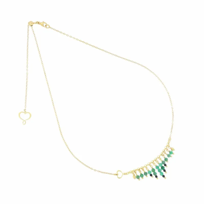 Girocollo Frange Smeraldi Donna Maman et Sophie