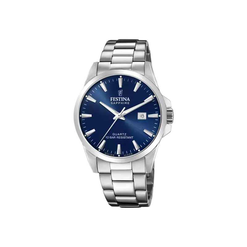 Orologio Swiss Made Solo tempo con datario Uomo Festina Orologio Swiss Made Solo tempo con datario Uomo Festina