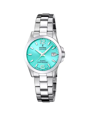 Orologio Swiss Made Quadrante azzurro Donna Festina