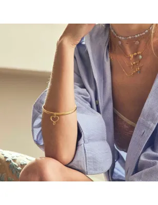 Bracciale Cuore Maman satinato Donna Maman et Sophie