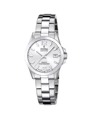 Orologio Swiss Made Quadrante Silver Donna Festina