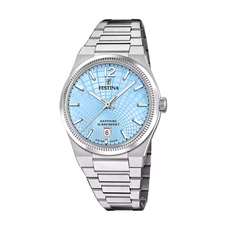 Orologio Swiss Made Rivé Azzurro Donna Festina Orologio Swiss Made Rivé Azzurro Donna Festina