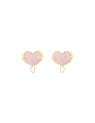 Orecchini a lobo M&S Madreperla rosa Donna Maman et Sophie
