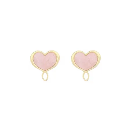 Orecchini a lobo M&S Madreperla rosa Donna Maman et Sophie