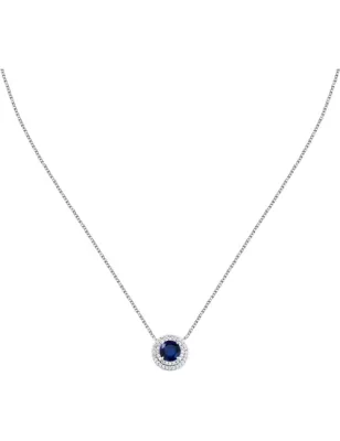 Collana Tesori pendente centrale blu Donna Morellato