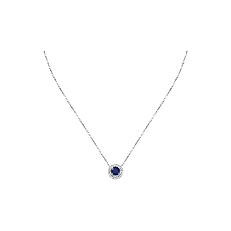 Collana Tesori pendente centrale blu Donna Morellato