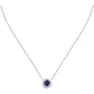 Collana Tesori pendente centrale blu Donna Morellato