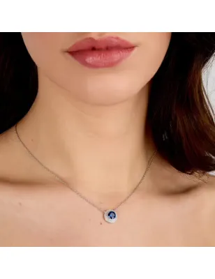 Collana Tesori pendente centrale blu Donna Morellato SAIW271 Morellato