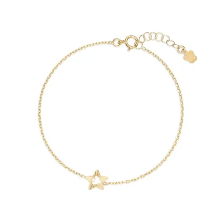 Bracciale con Stella e Angelo traforato in Oro Roberto Giannotti