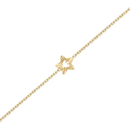 Bracciale con Stella e Angelo traforato in Oro Roberto Giannotti