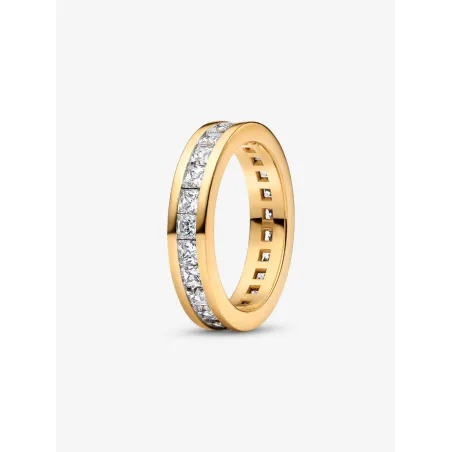 Anello dorato Eternity Donna Pandora