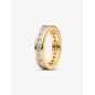 Anello dorato Eternity Donna Pandora