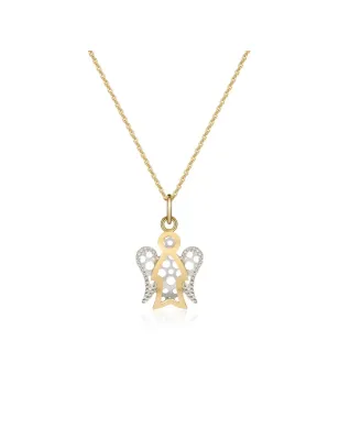 Collana con Angelo bicolore Donna Roberto Giannotti