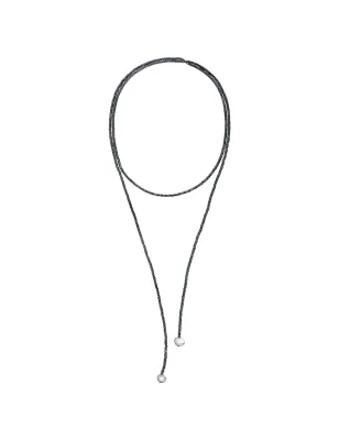 Collana a sciarpa B Rocks in ematite e acciaio Donna Breil