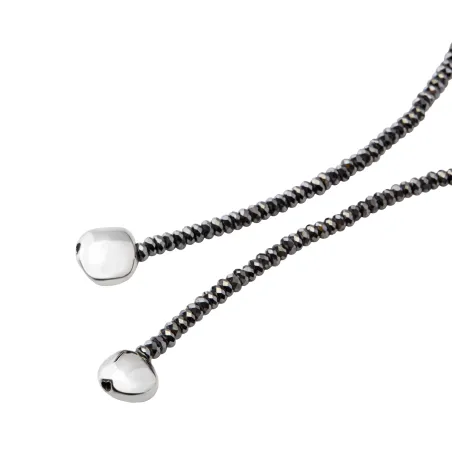 Collana a sciarpa B Rocks in ematite e acciaio Donna Breil
