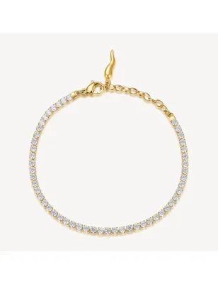 Bracciale tennis dorato Desideri Fortuna Donna Brosway - category_name - XDMG De Marchi Gianotti