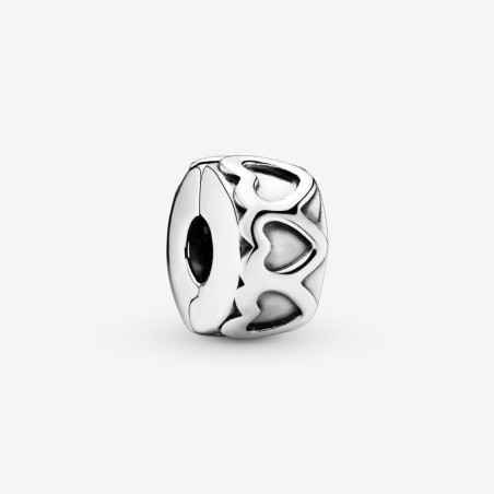CHARM CLIP FASCIA DI CUORI DONNA PANDORA MOMENTS