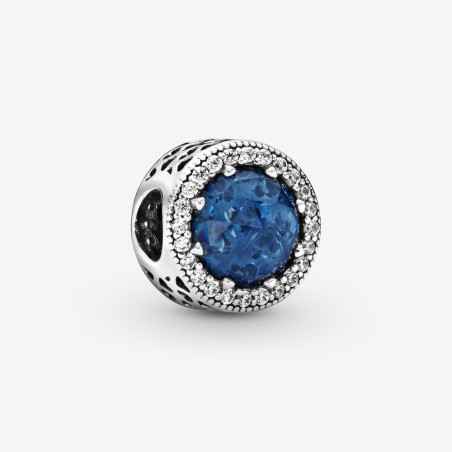 CHARM PIETRA BLU DONNA PANDORA MOMENTS 791725NMB Pandora