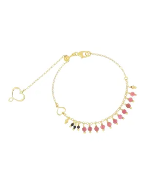 Bracciale Frange Tormalina rosa Donna Maman et Sophie