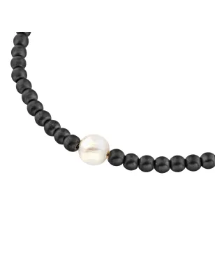 Bracciale Ematite Perla Hazard Uomo Breil TJ3844 Breil