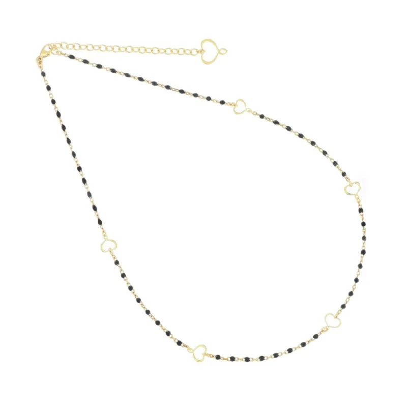 Girocollo M&S smalto nero Donna Maman et Sophie