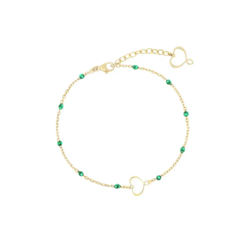 Bracciale M&S smalto verde Donna Maman et Sophie