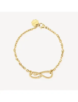 Bracciale dorato Chakra Serpente Donna Brosway