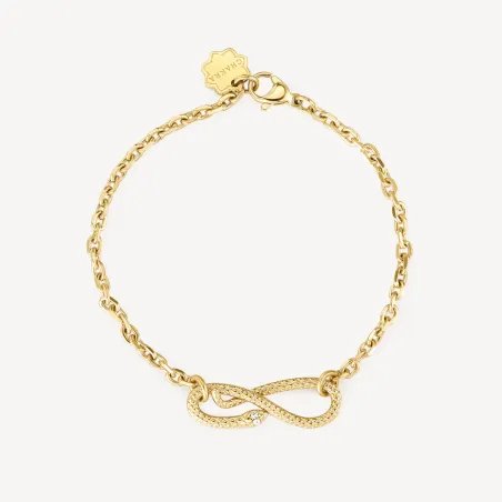 Bracciale dorato Chakra Serpente Donna Brosway