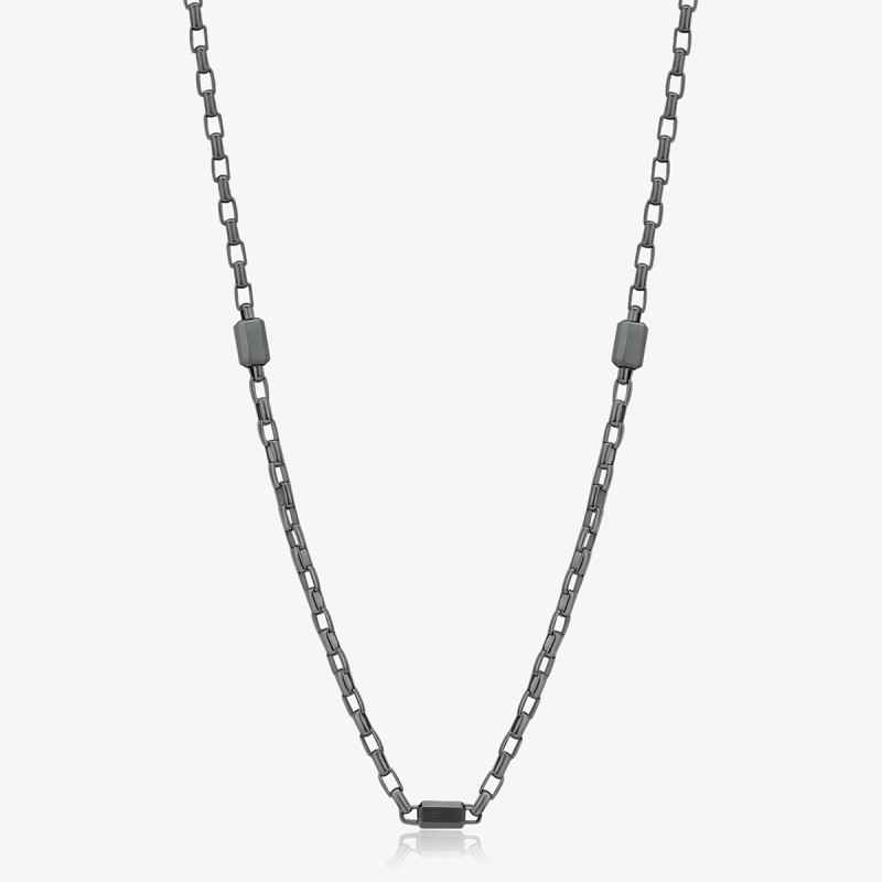 COLLANA ACCIAIO PVD RUTENIO LOGAN UOMO BROSWAY COLLANA ACCIAIO PVD RUTENIO LOGAN UOMO BROSWAY