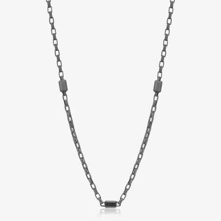 COLLANA ACCIAIO PVD RUTENIO LOGAN UOMO BROSWAY 