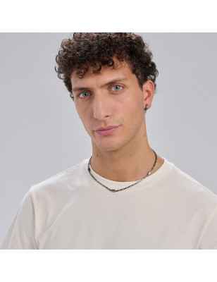 COLLANA ACCIAIO PVD RUTENIO LOGAN UOMO BROSWAY  BOA03 Brosway