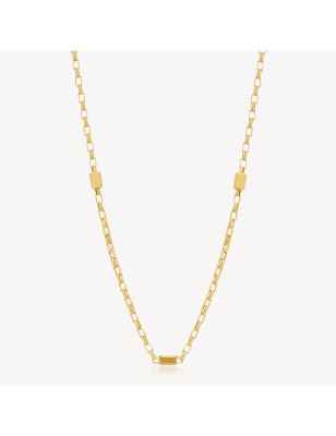 COLLANA ACCIAIO PVD ORO LOGAN UOMO BROSWAY 