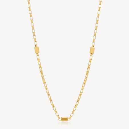 COLLANA ACCIAIO PVD ORO LOGAN UOMO BROSWAY 