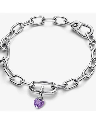 Charm Pendente Mini Purple Chakra Heart Donna Pandora Me