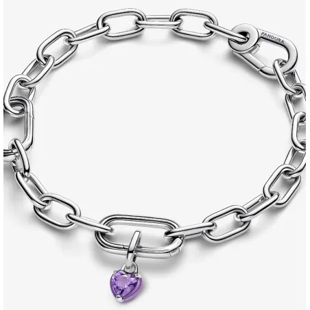 Charm Pendente Mini Purple Chakra Heart Donna Pandora Me