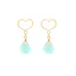 Orecchini Cuore Maman Amazzonite Donna Maman et Sophie