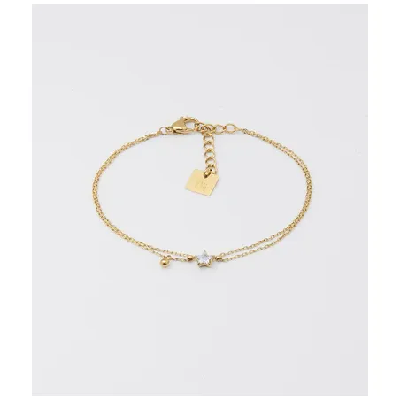 Bracciale dorato Céline Donna Zag