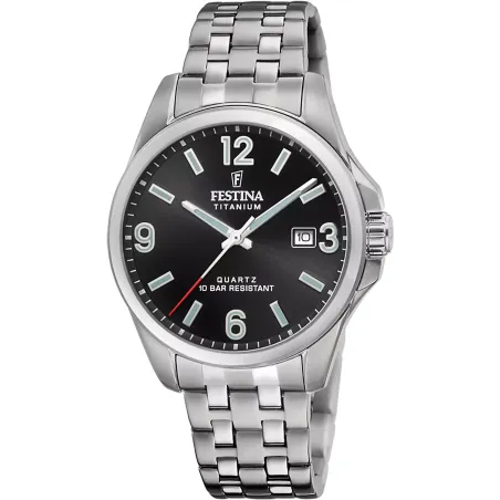 Orologio Titanium quadrante nero Uomo Festina