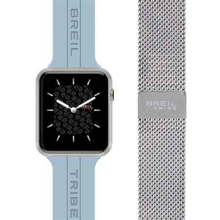 SBT-X Smartwatch unisex Azzurro e Acciaio Breil