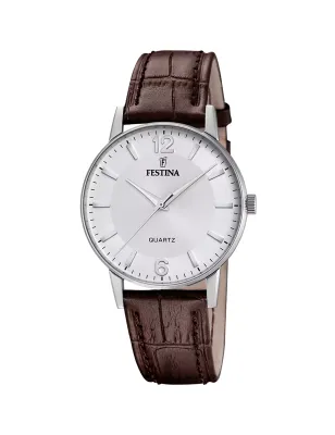 Orologio solo tempo 36mm cinturino in pelle Uomo Festina Classics