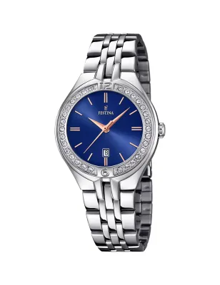 Orologio in acciaio con cristalli Donna Festina Mademoiselle