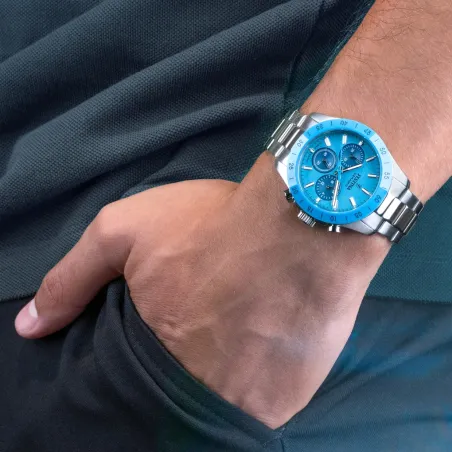 Orologio Cronografo Ceramica Turchese Uomo Festina Ceramic