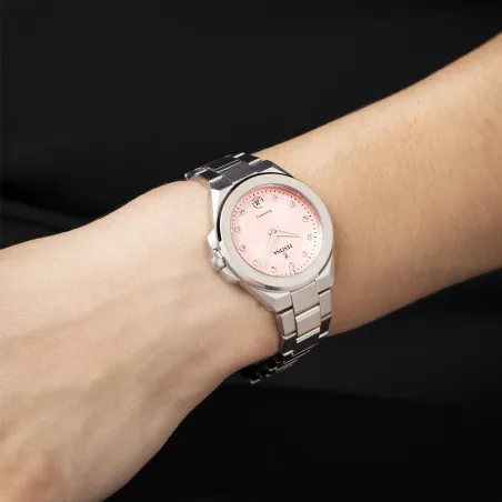 Orologio Quadrante rosa con cristalli Donna Festina